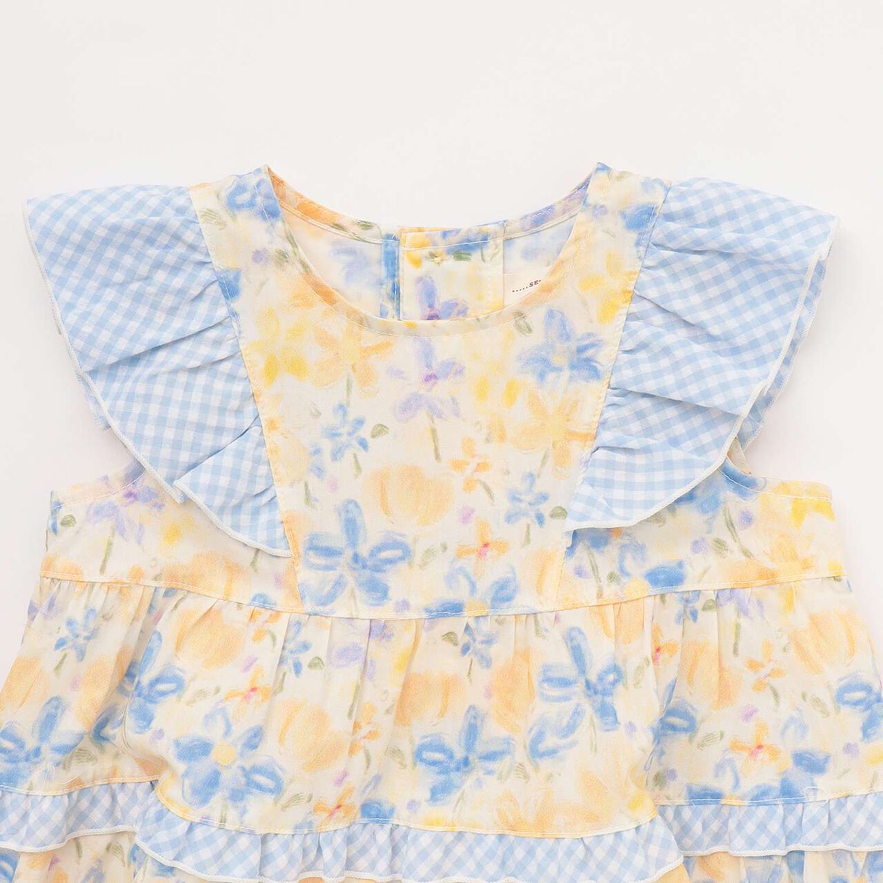 Milky Blossom Tunic,Blue, large image number 2