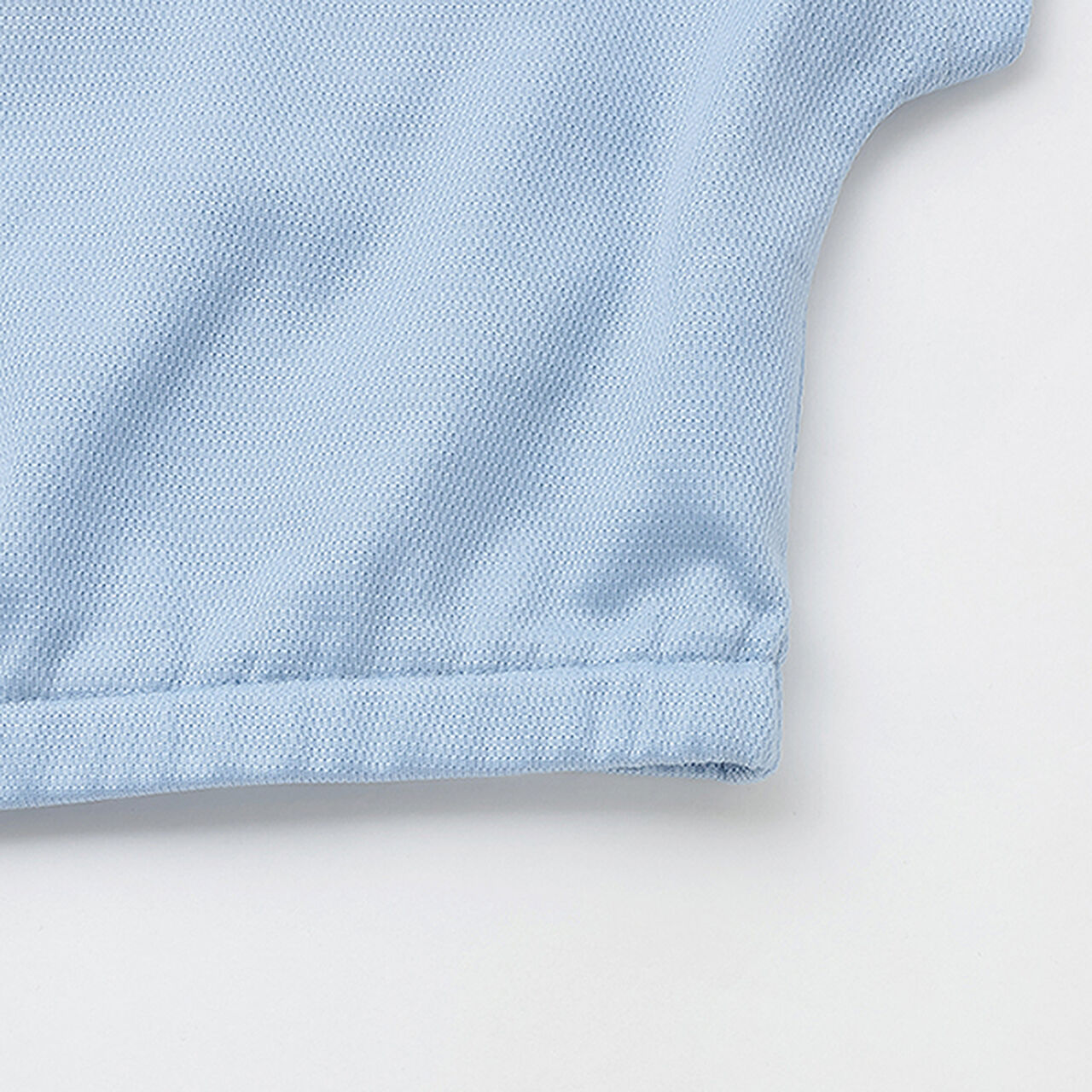 [Stain-resistant and Water-repellent] Layered Look T-Shirt [Barbie],Sax blue, large image number 5