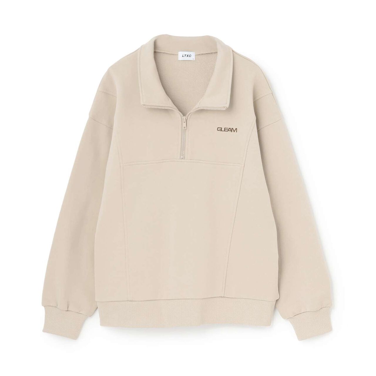 [LTXC/Cotton 100%] Half ZIP Pullover,Smoke white, large image number 13