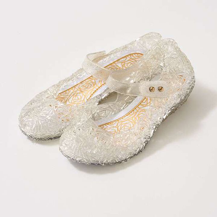 Clear Lame Rainbow One Strap Shoes,Pink, medium image number 12