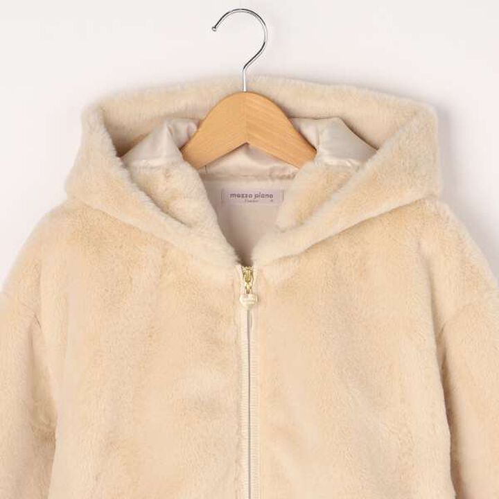 Faux Fur Jacket,Light beige, medium image number 2
