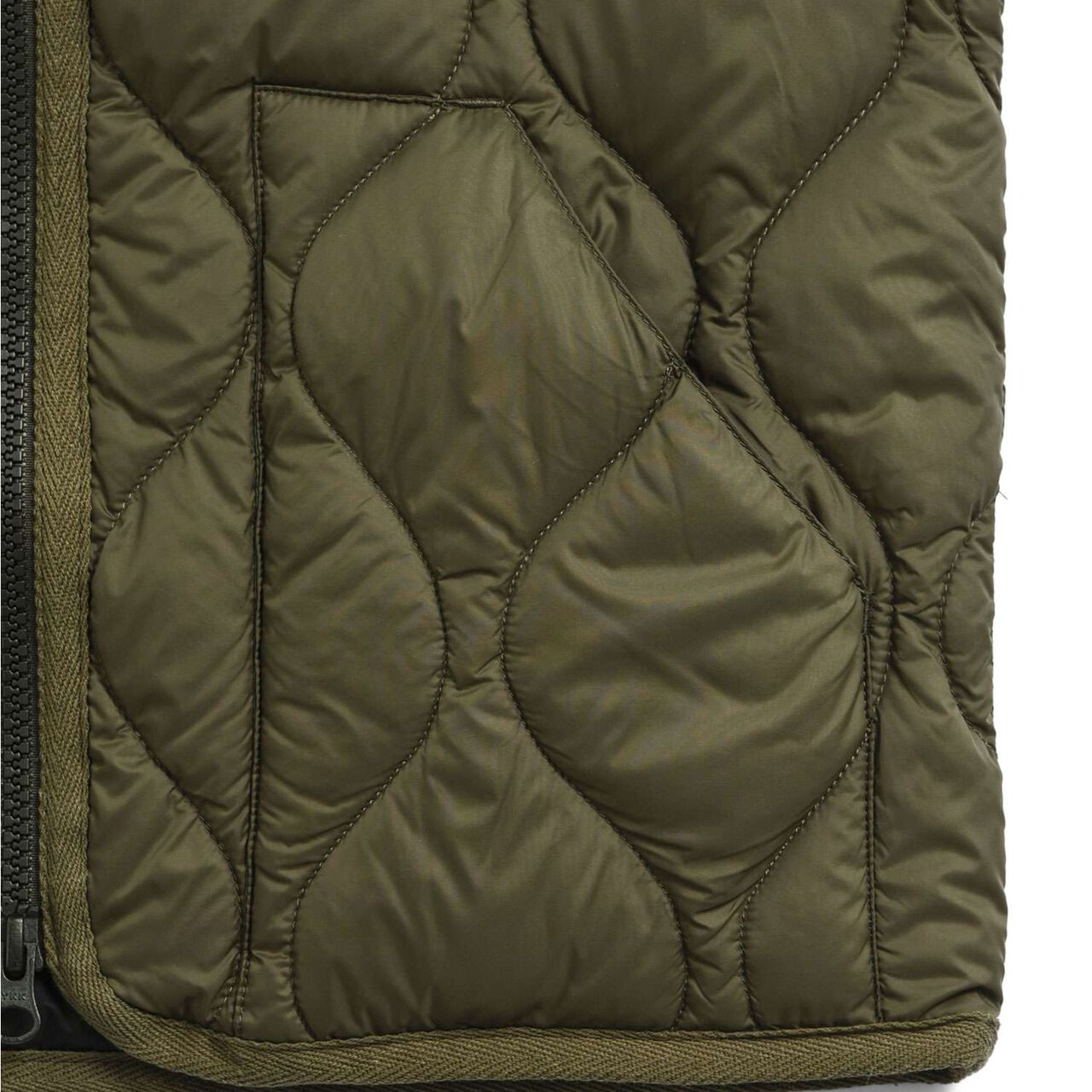 [Parent-Child Matching] [KIDS] TAION Military V-Neck Down Vest,Olive, large image number 6