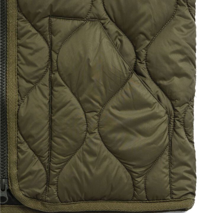 [Parent-Child Matching] [KIDS] TAION Military V-Neck Down Vest,Olive, medium image number 6