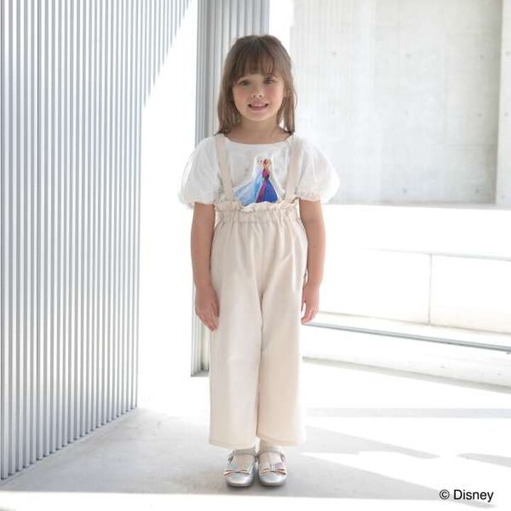 [Frozen] [Soft Cotton] Anna and the Snow Queen / Sparkling T-Shirt,Off white, medium image number 16