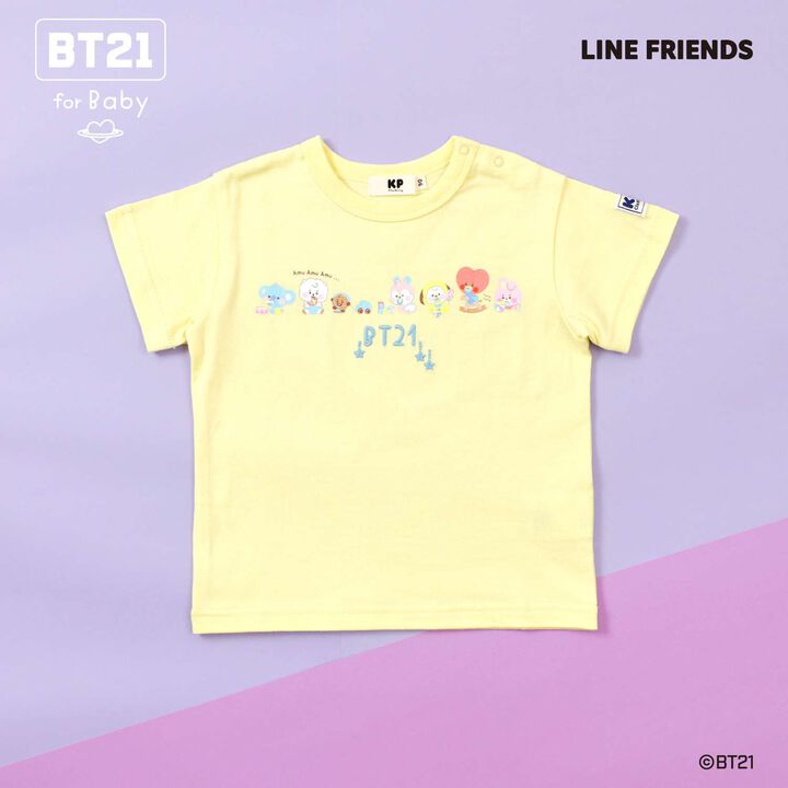 [BT21] Print & Embroidery Short Sleeve T-Shirt (Baby),, medium