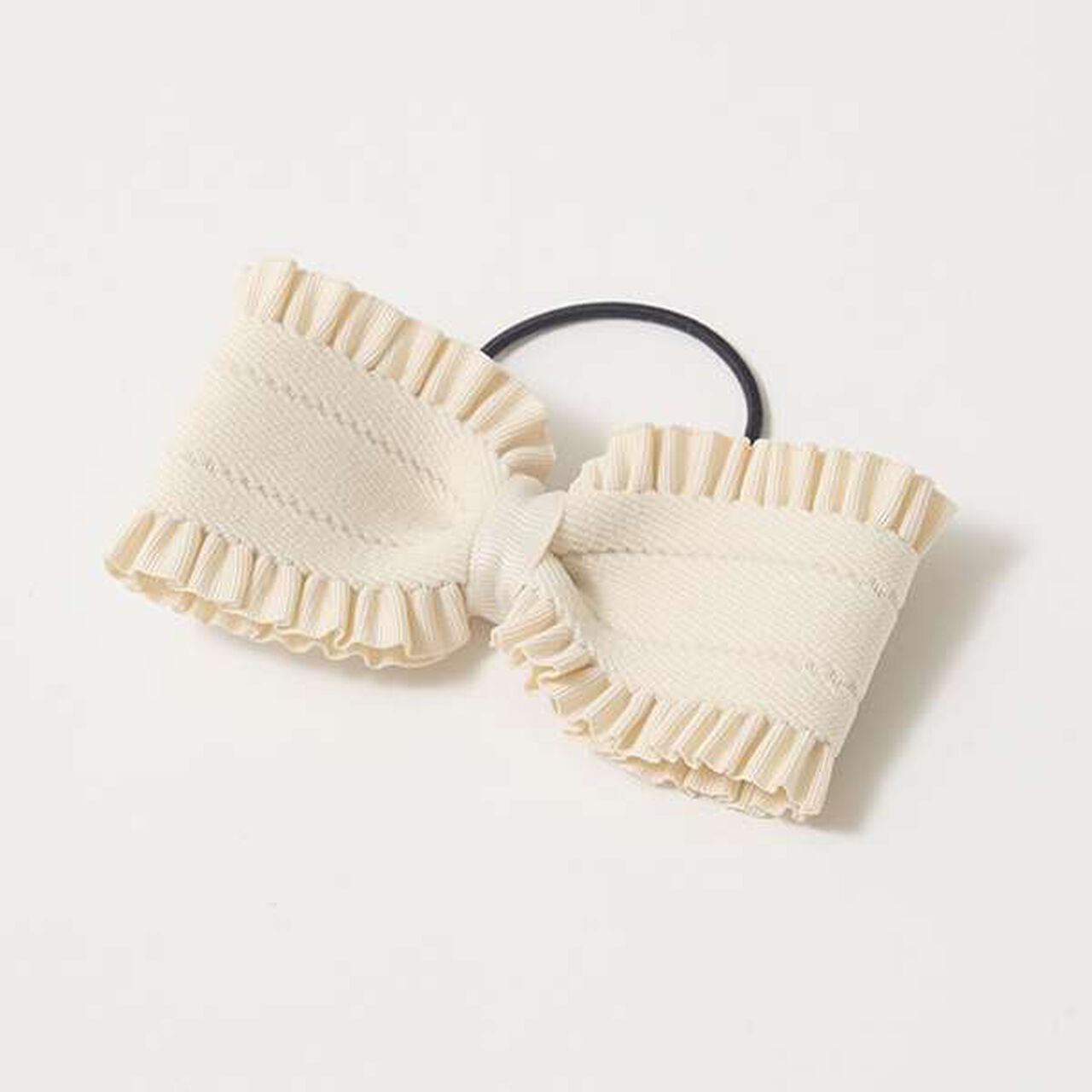 Frill Ribbon Hair Tie,Red, large image number 4