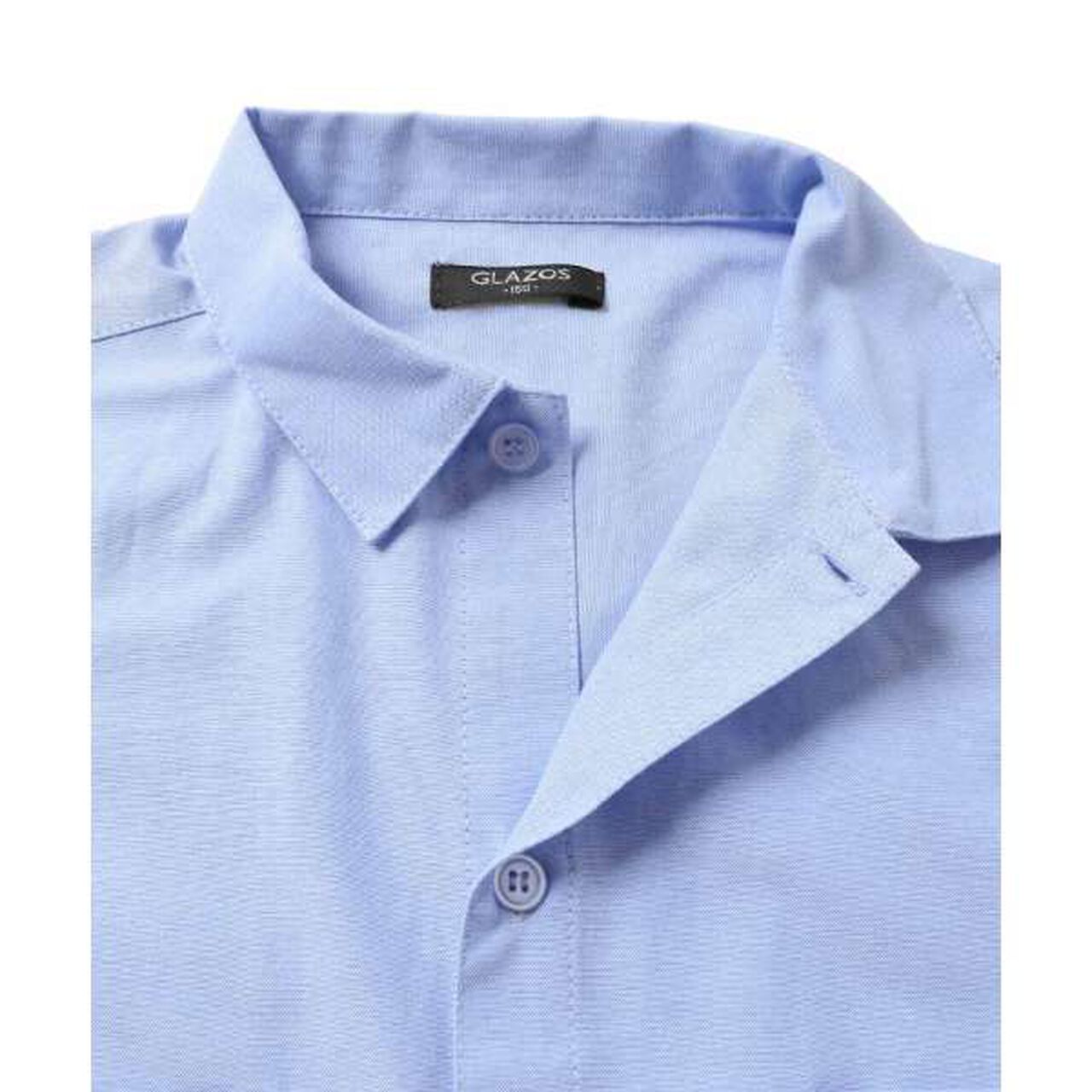 Big Long-Sleeve Shirt,White, large image number 3