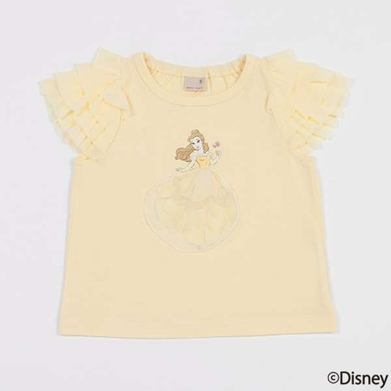 [Disney] Tulle Sleeve Graphic T-Shirt,Light blue, large image number 15