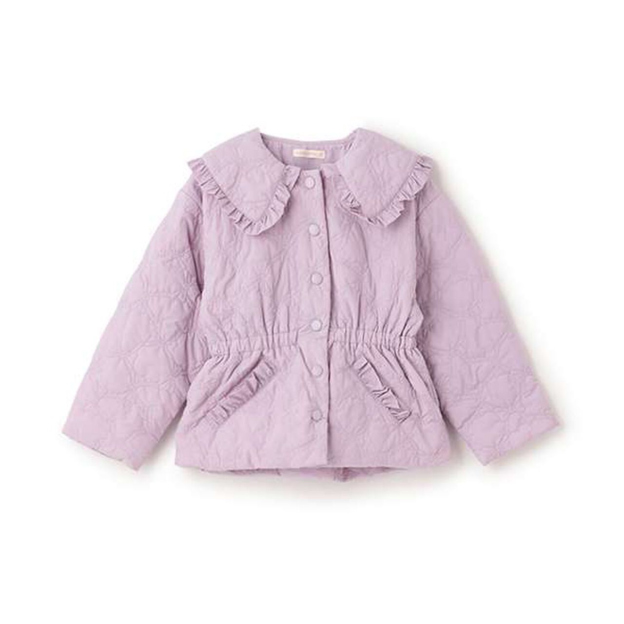 Lycee Mine Ballet Series Mid-Length Ribbon Quilted Jacket,Ivory, large image number 2