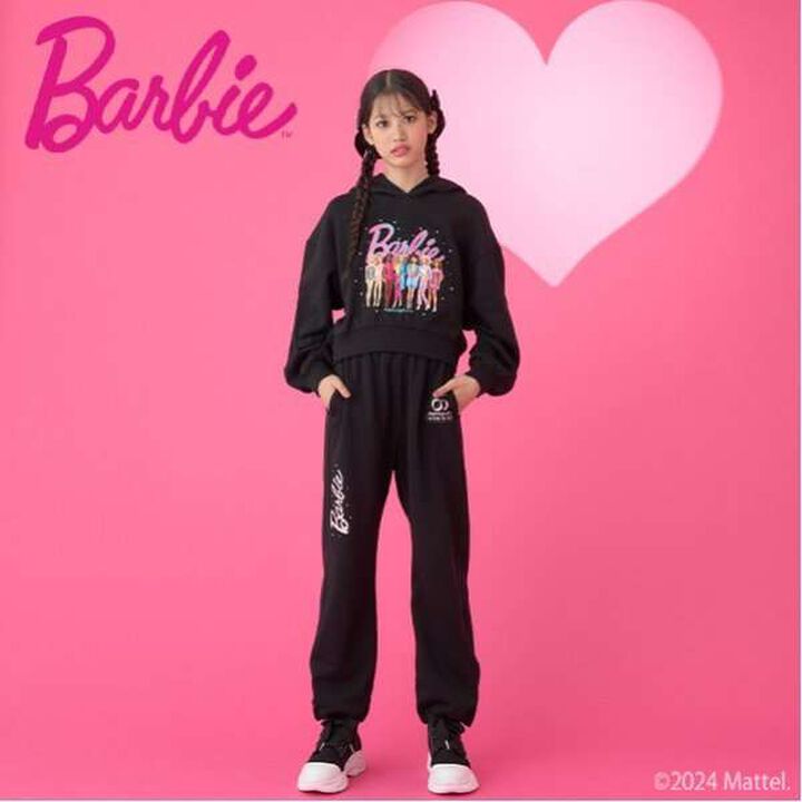 Barbie / Black Cropped Parka,Black, medium image number 16