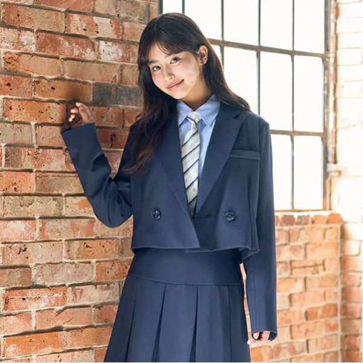 Graduation Attire Bolero Jacket with Emblem,Light beige, medium image number 20