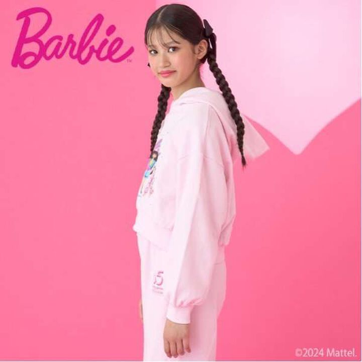 Barbie / Black Cropped Parka,Black, medium image number 12