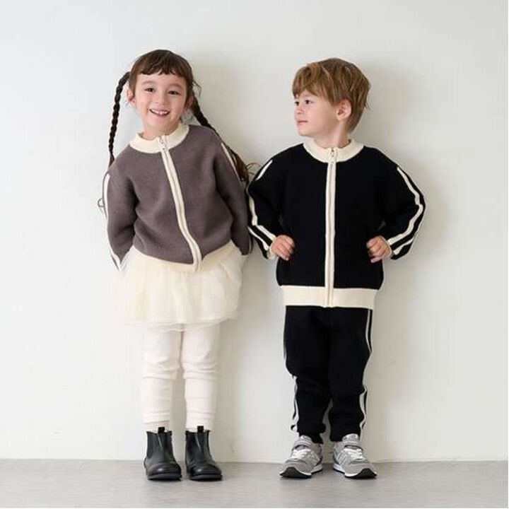 Knit Track Pants,Beige, medium image number 13