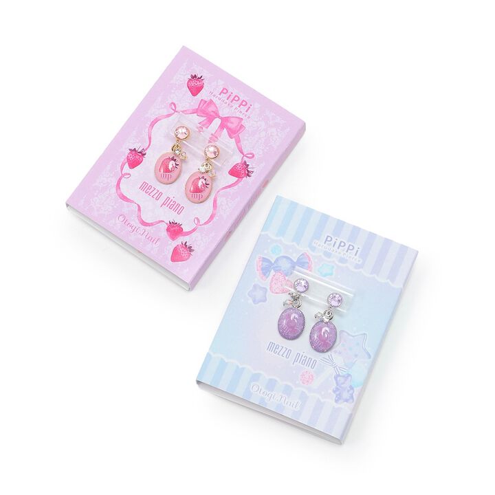 Fairy Tale Nails x PiPPi Stick-On Earrings,Pink, medium image number 6