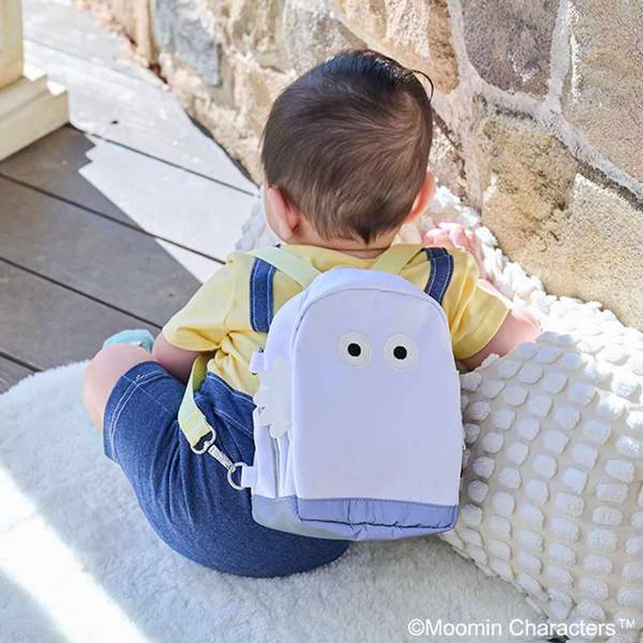 [MOOMIN] Nyoro-Nyoro Backpack Small Shoulder Bag,White, large image number 0