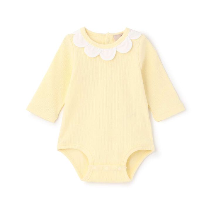 Scallop Trim Collar Romper,, medium