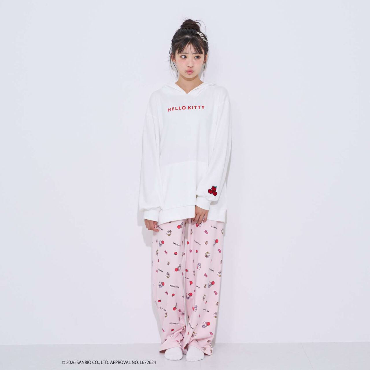 [Sanrio Characters/Hello Kitty] [LTXC] Room Wear,Off white, large image number 0