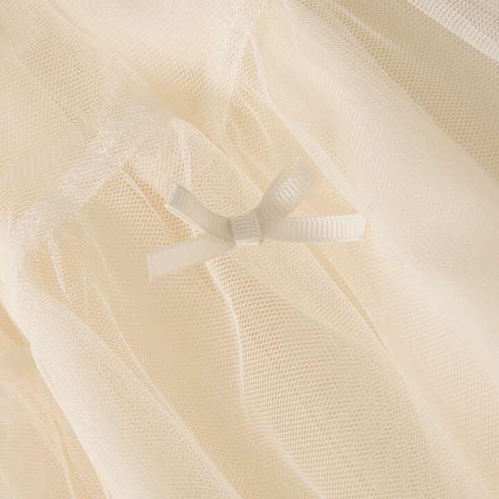 Tiered Tulle Skirt with Ribbon,Black, medium image number 15