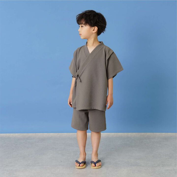 [Quick-Dry] Breathable Jinbei Set,Greige, medium image number 2