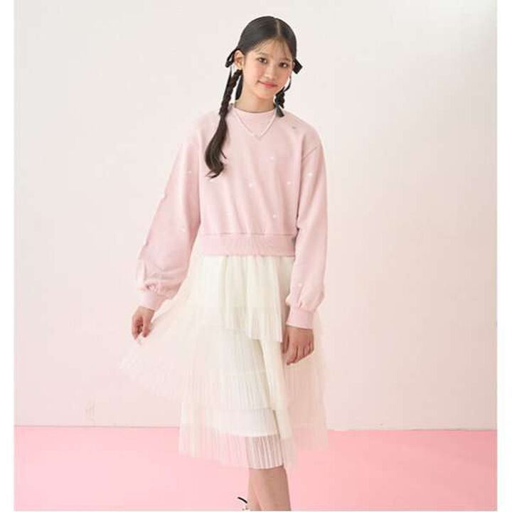 Tulle Skirt King One-Piece Dress,Black, medium image number 6