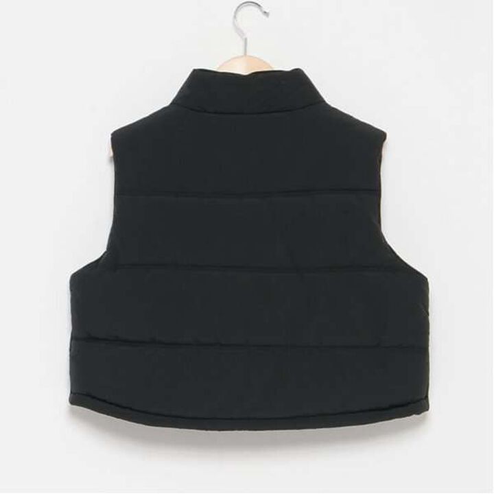 Short Padded Vest,Ivory, medium image number 1