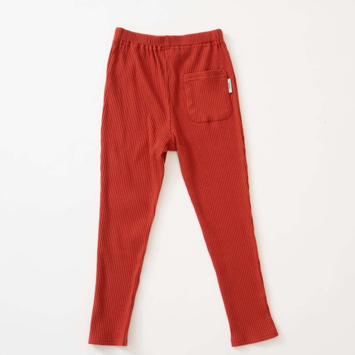 [365D.] Anti-Stain Ribbed Leggings,Mustard, medium image number 7