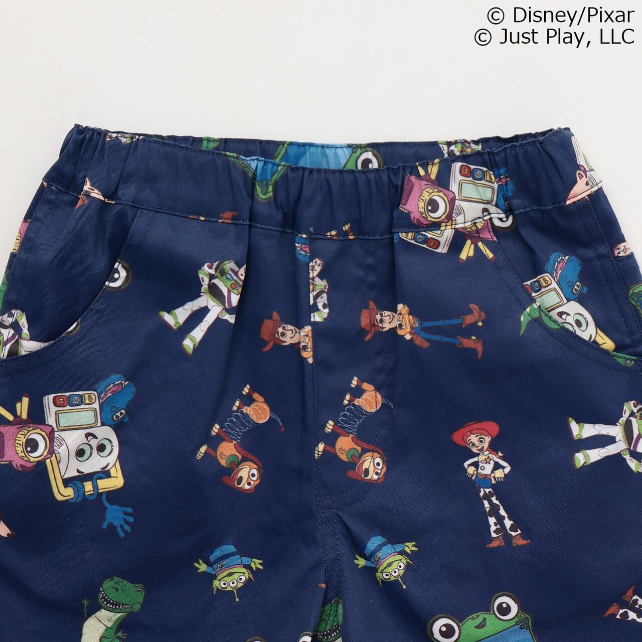 [Disney & Pixar] TOY STORY 5 All-Over Pattern 5-Minute Length Pants,Navy, large image number 2