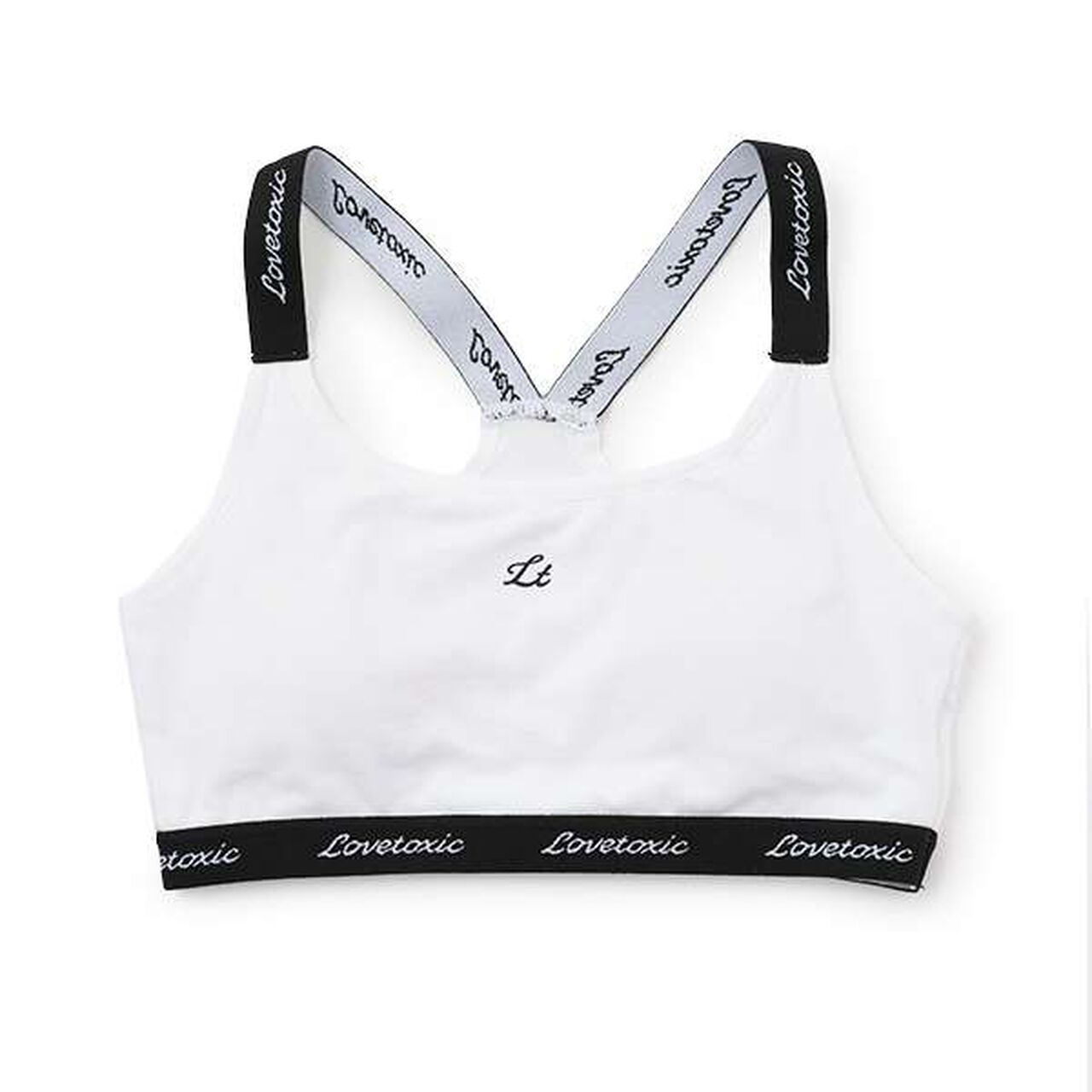 Bear Terry Half Top,White, large image number 0