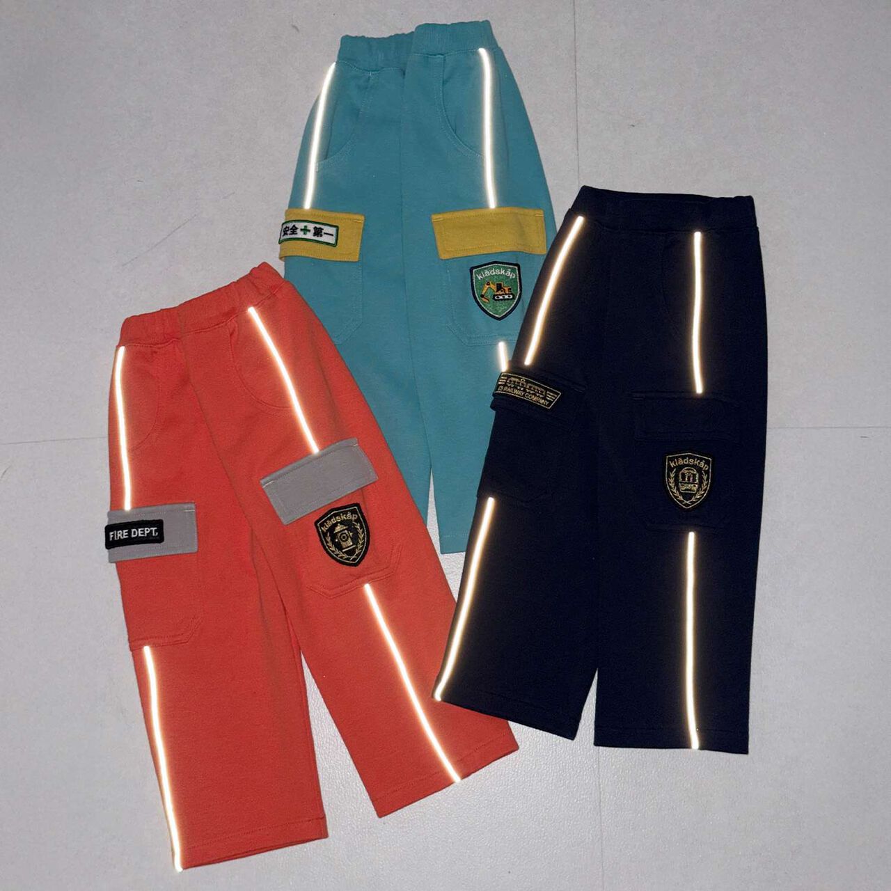 Working Vehicle Long-Length Painter Pants for Dress-Up,Light blue, large image number 9