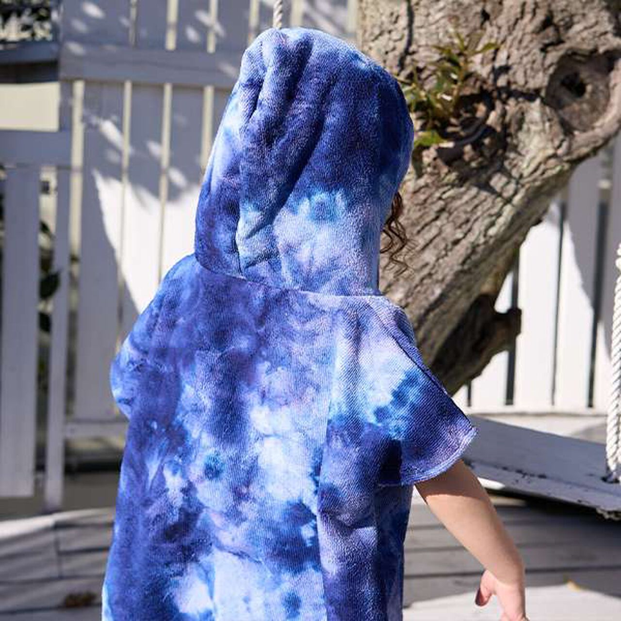 [SWIM] Hooded Cape Towel,Green, large image number 6