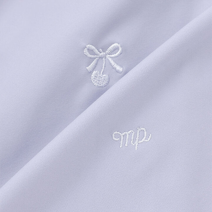 Functional Material Cherry Embroidery Culottes,Light blue, medium image number 4