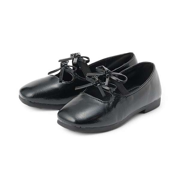 Double Ribbon Ballet Shoes,Gold, medium image number 1