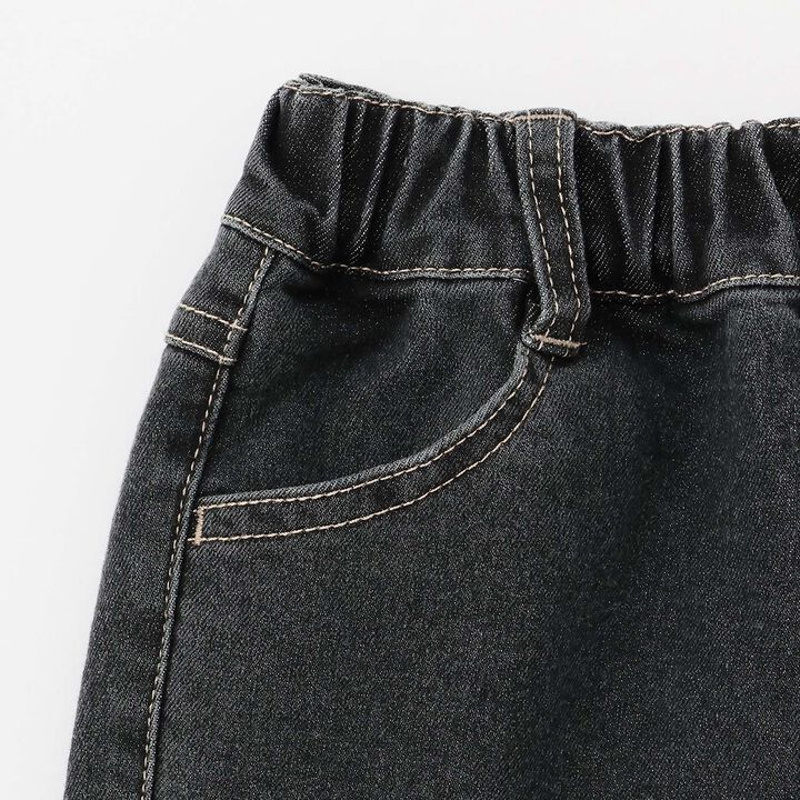 Denim Slim Straight Pants,Gray, medium image number 9