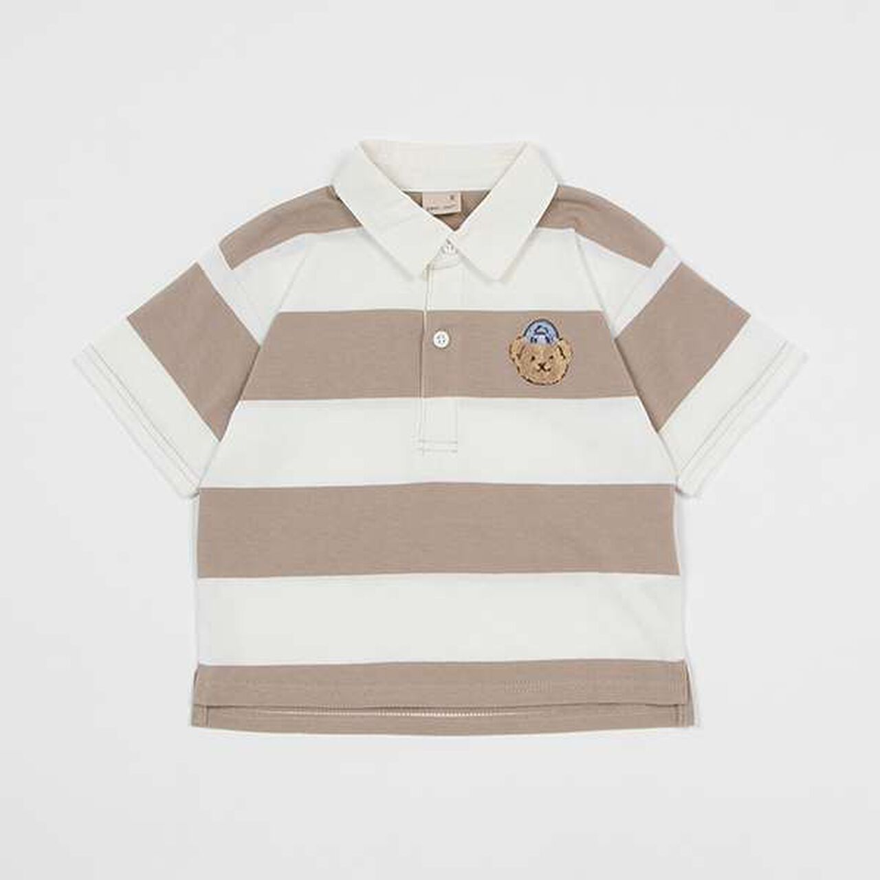 [Link] Wide Stripe Rugby Shirt (Kids),Moderate blue, large image number 19