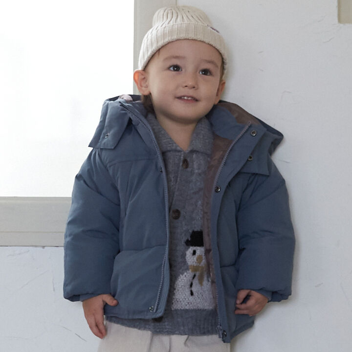 [Link/Water-Repellent Finish] Monster Down Jacket,Ivory, medium image number 10