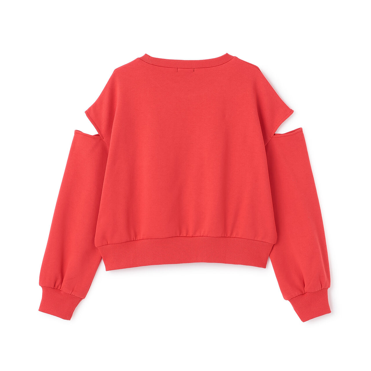Shoulder Slit Pullover,Red, large image number 8