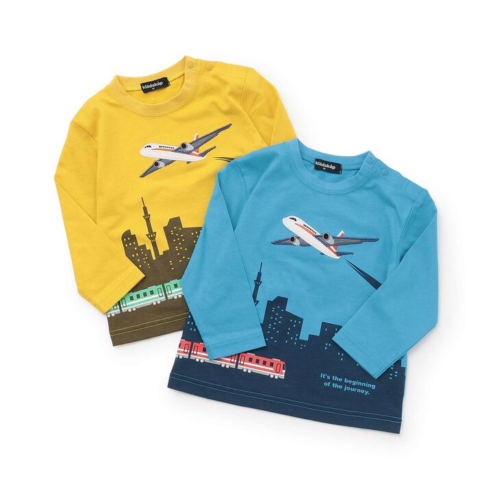 [Restock] Sky Journey Long-Sleeve T-Shirt,Turquoise, medium image number 7