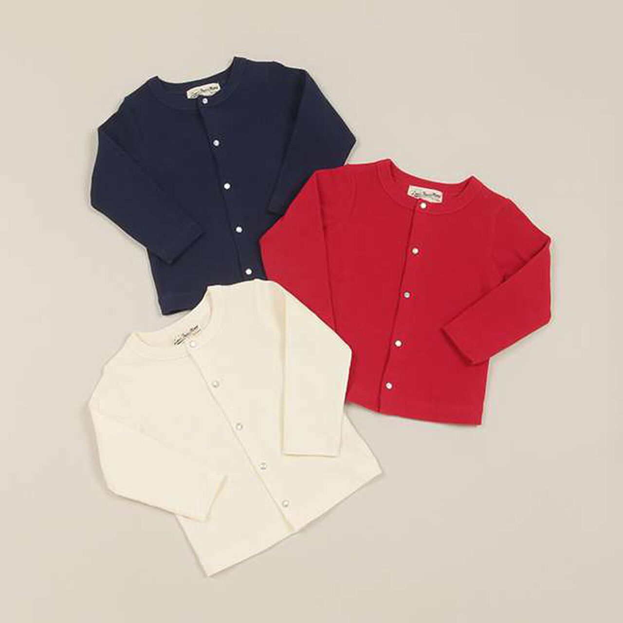 Ribbed Cardigan,Red, large image number 5