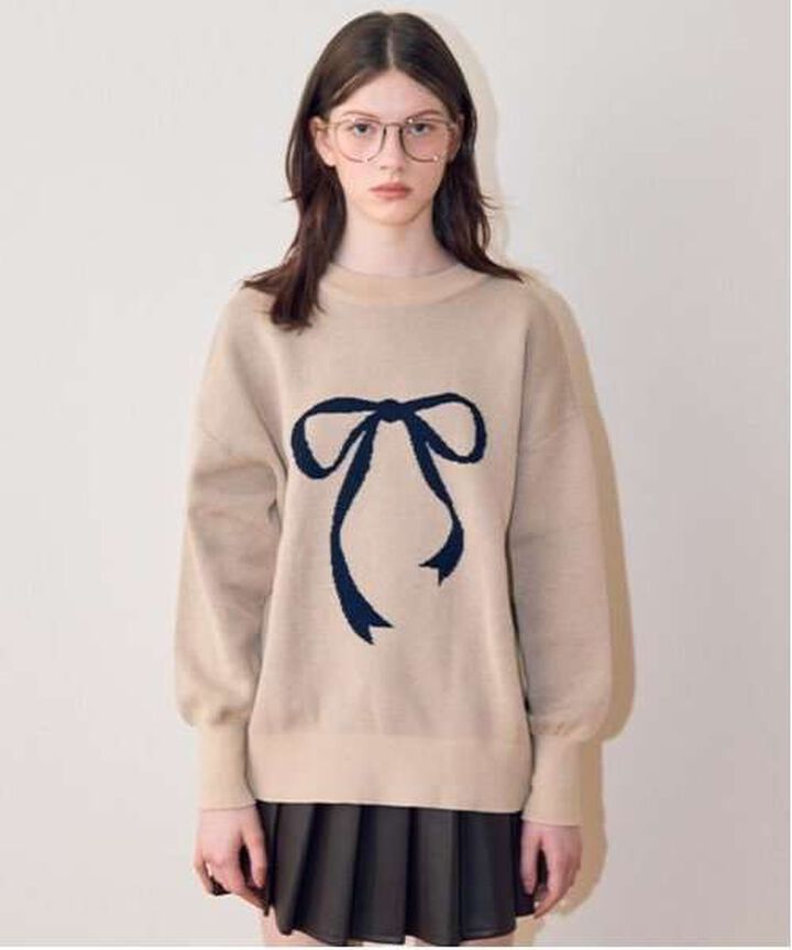 Assorted Jacquard Knitwear,Off white, medium image number 1