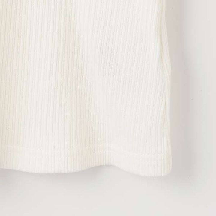 Frill Shirt & Petite High Short-Sleeve T-Shirt Set,Navy, medium image number 3