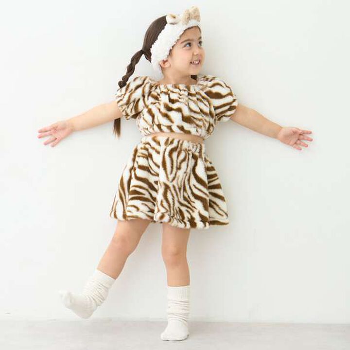 [Setsubun] Oni Costume Skirt Set,Beige, medium image number 1