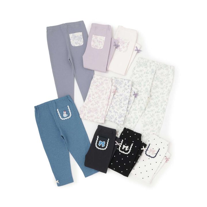 [Affordable] GIRLS 10-length Leggings,Charcoal gray, medium image number 9