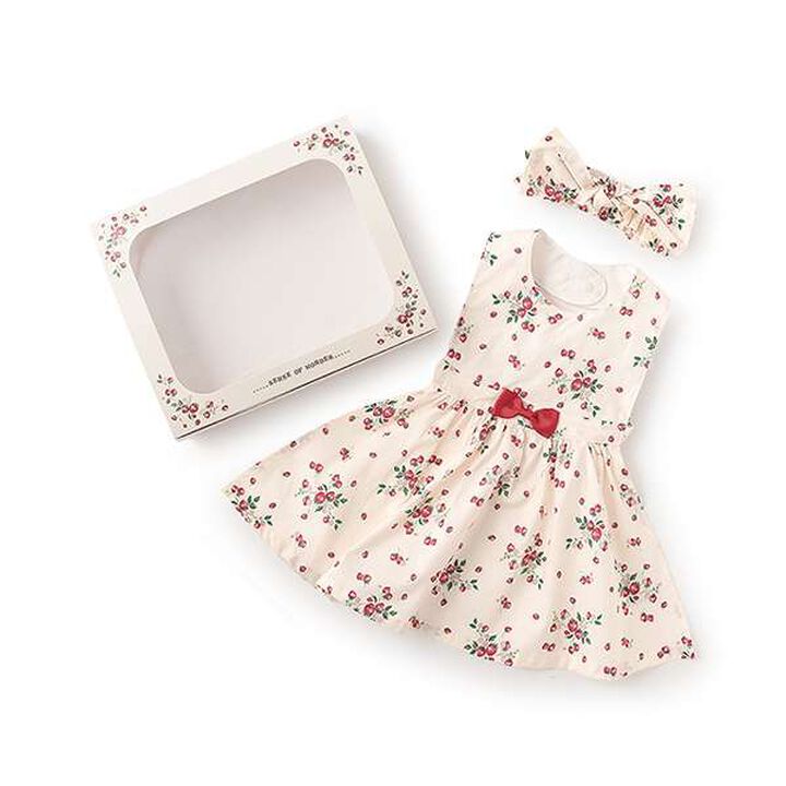 Wild Strawberry Apron Gift Set [with Box],Pearl white, medium image number 9