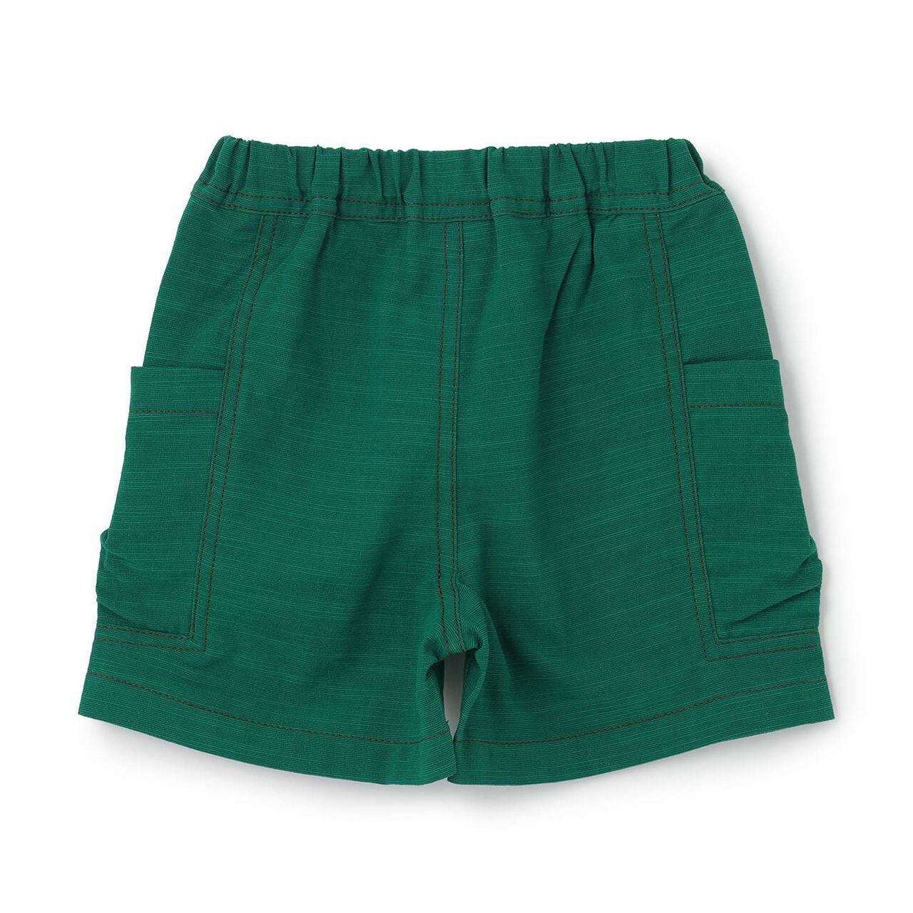 Cotton Rayon Woven Shorts,Sax blue, large image number 10
