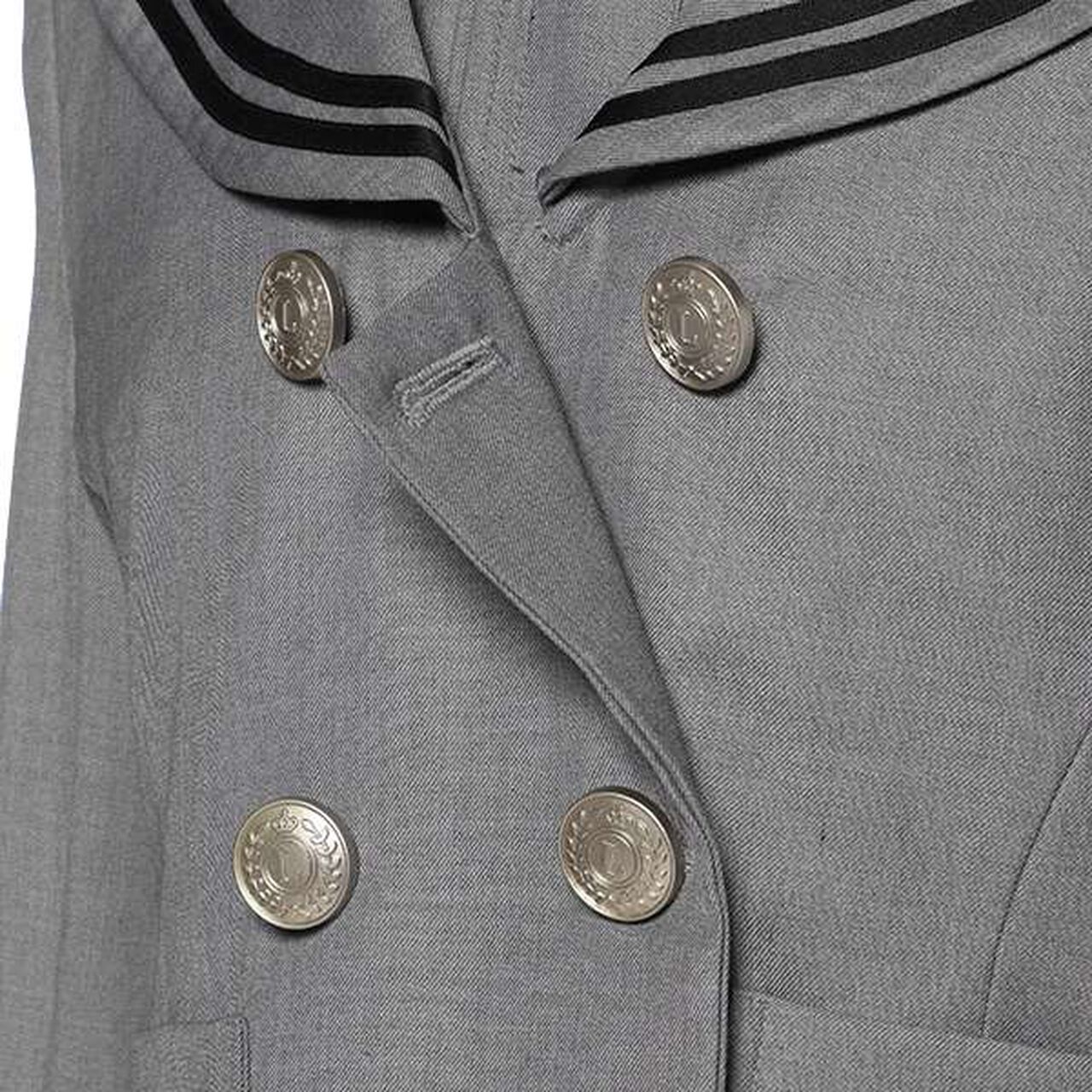 Double Sailor Jacket,Gray, large image number 7