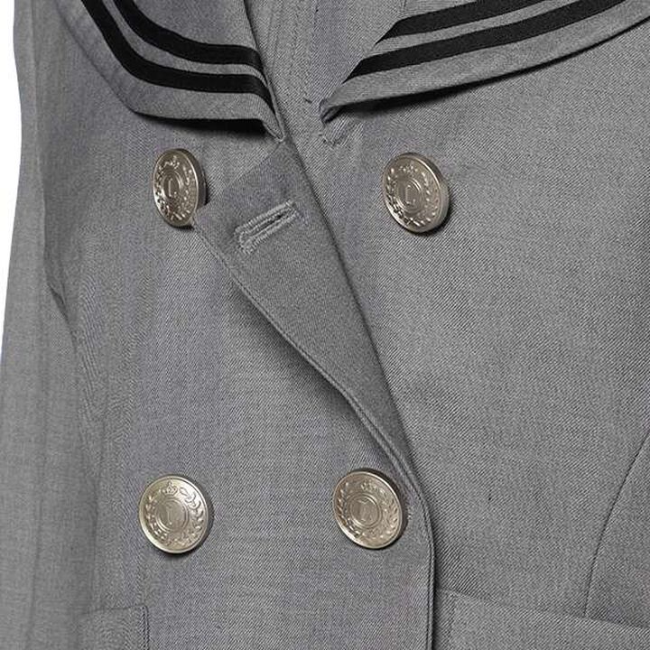Double Sailor Jacket,Gray, medium image number 7