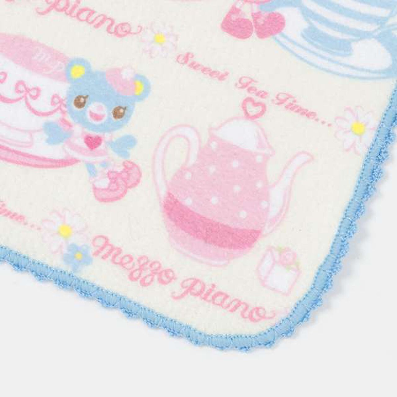 35th Strawberry Macaron Mimi Pop Pattern Hand Towel,Red, large image number 3