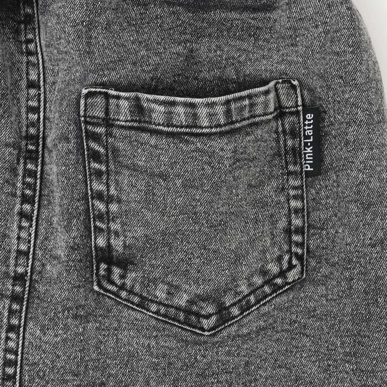 Line Stretch A-Line Skirt,Sax blue, large image number 7