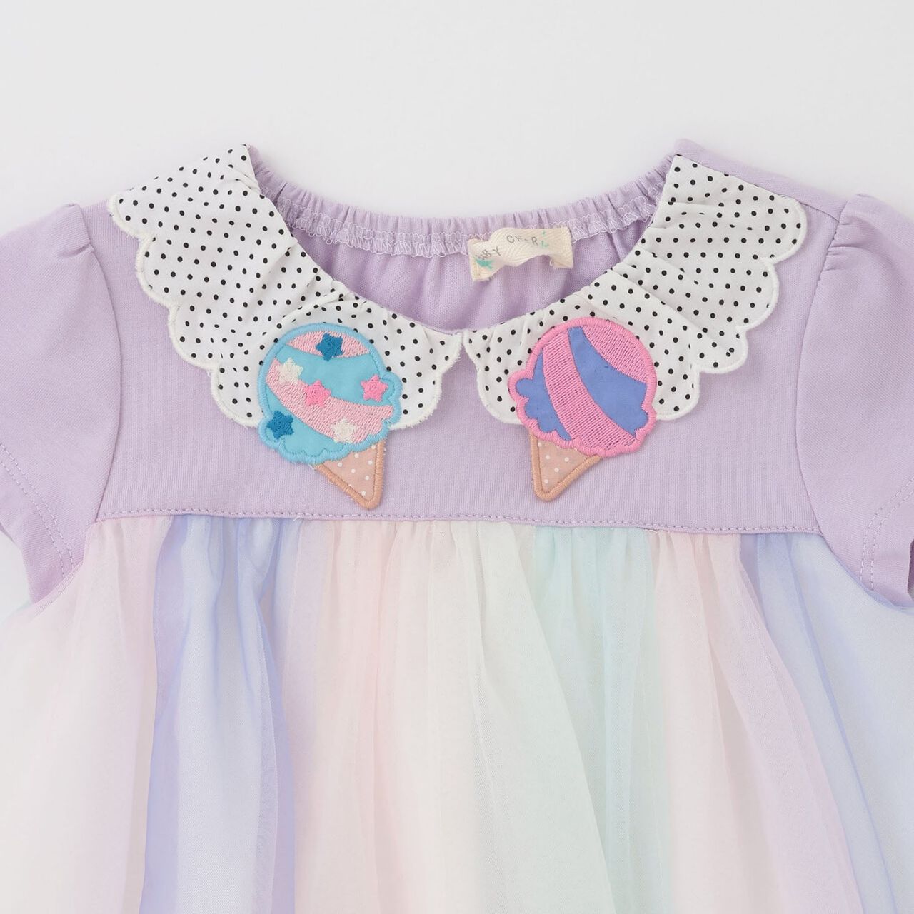 [31 Ice Cream] Tulle Tunic,Pink, large image number 8