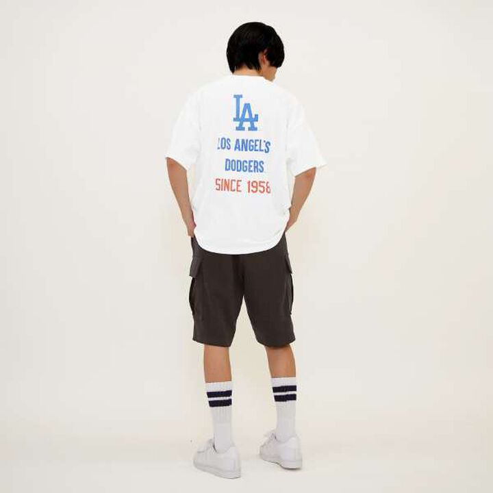 [MLB] Team Logo Print Short Sleeve T-Shirt,Milky white, medium image number 13